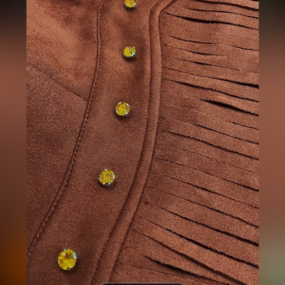 🤠 Cowgirl Vintage Studded Western Halter Top - Picture 3 of 13